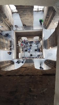 Bell Tower - looking down through the middle